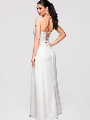 Ombre - Vestido de noche en blanco