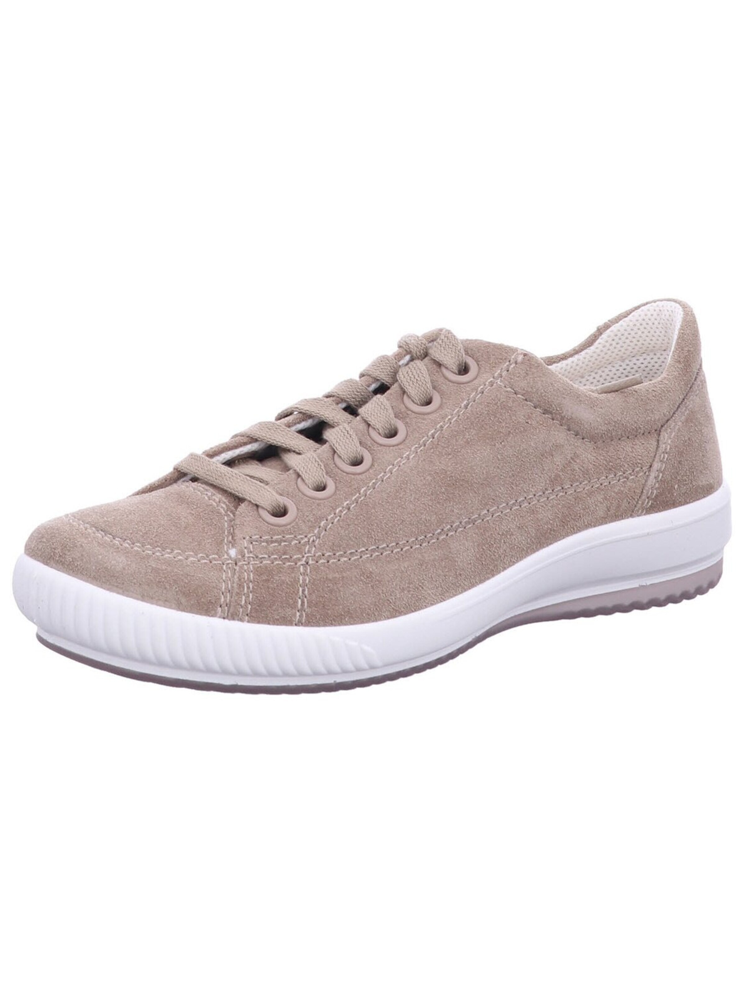 Legero - Zapatos con cordón 'Komfort Schnürschuh Damen 2-000161 4500 Rauleder in beige' en beige: frente