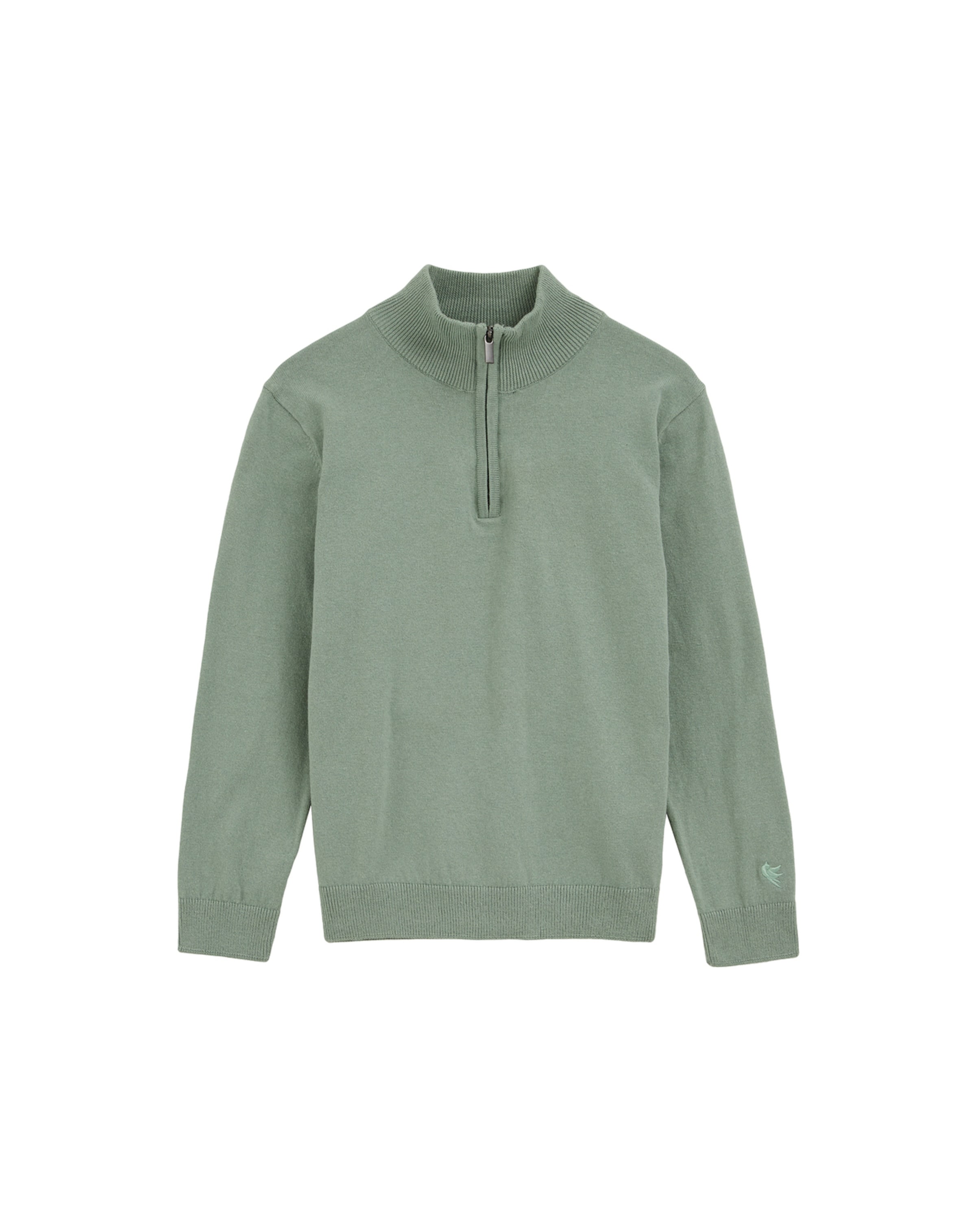 Pull-over WE Fashion en vert : devant
