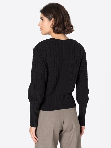 Cardigan 'POLITE' ICHI en noir