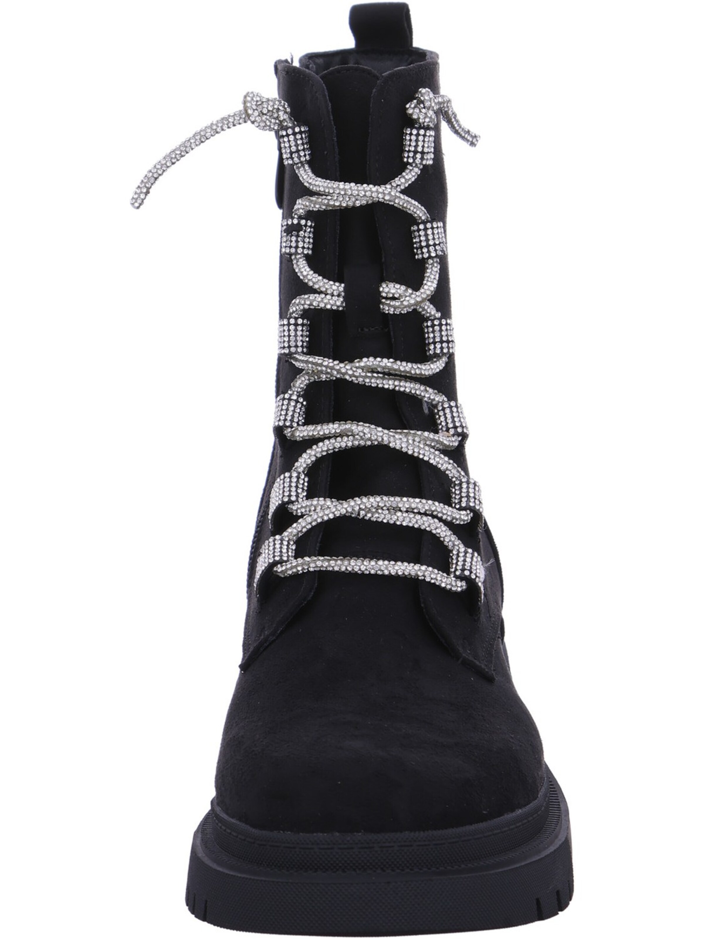 LA STRADA Booties 'La Strada Schnürstiefel Schwarz' in Black