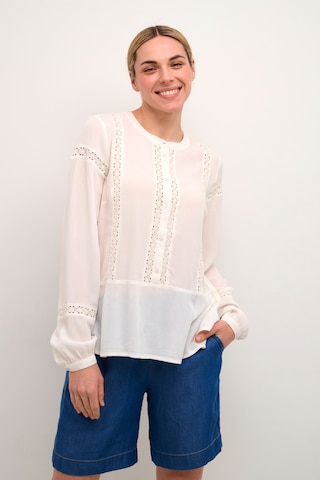 Kaffe Blouse 'Hayden' in Wit: voorkant