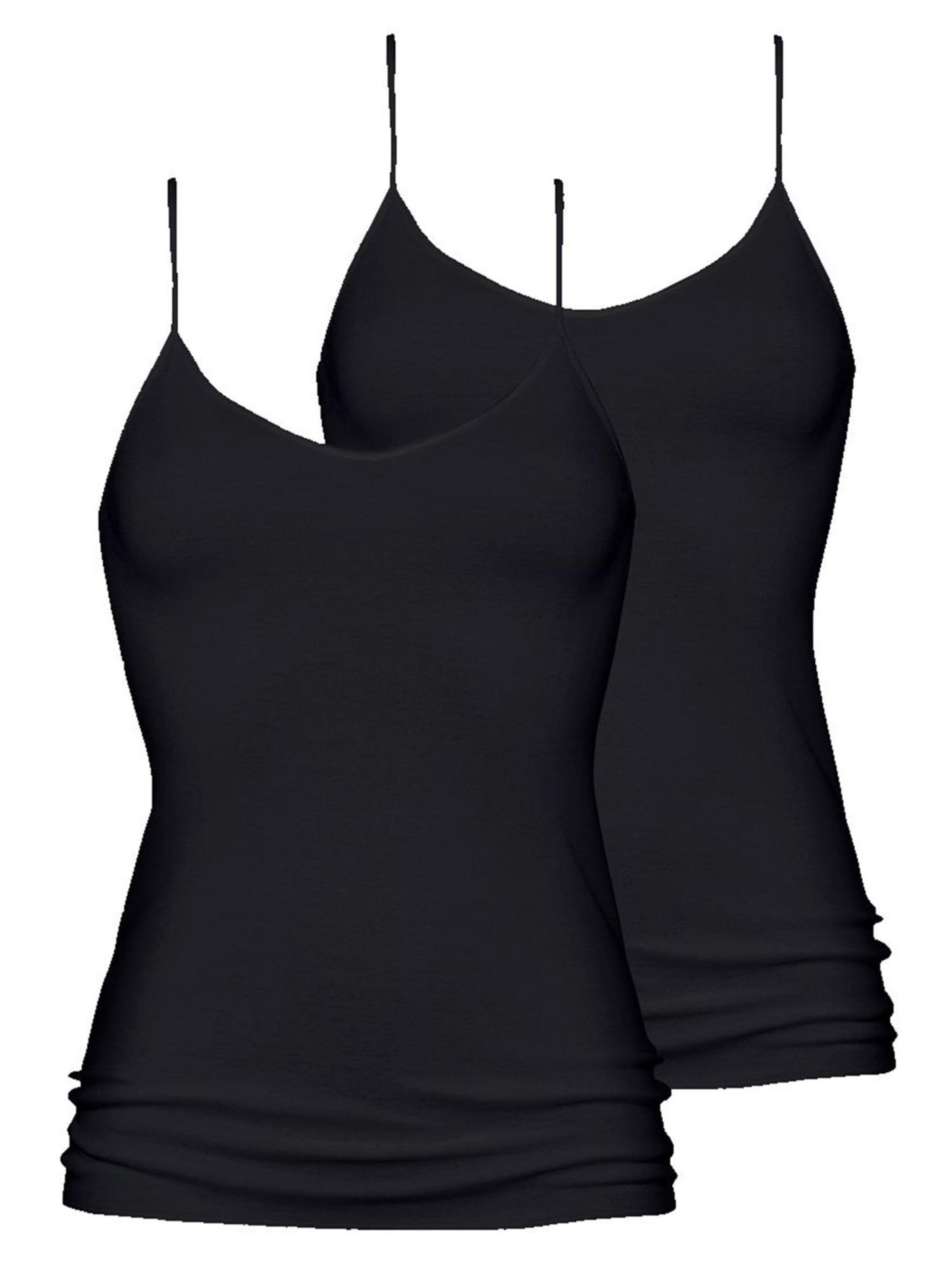 Mey Undershirt 'Noblesse' in Black: front