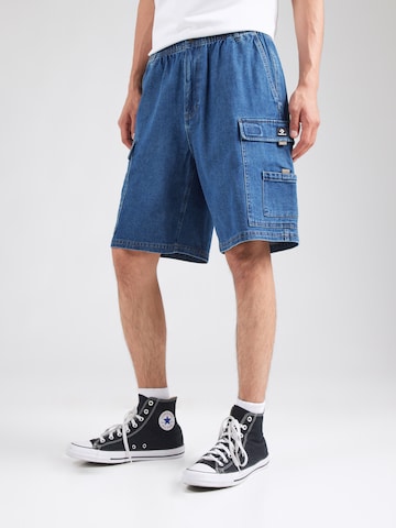 Loosefit Jeans cargo di CONVERSE in blu: frontale