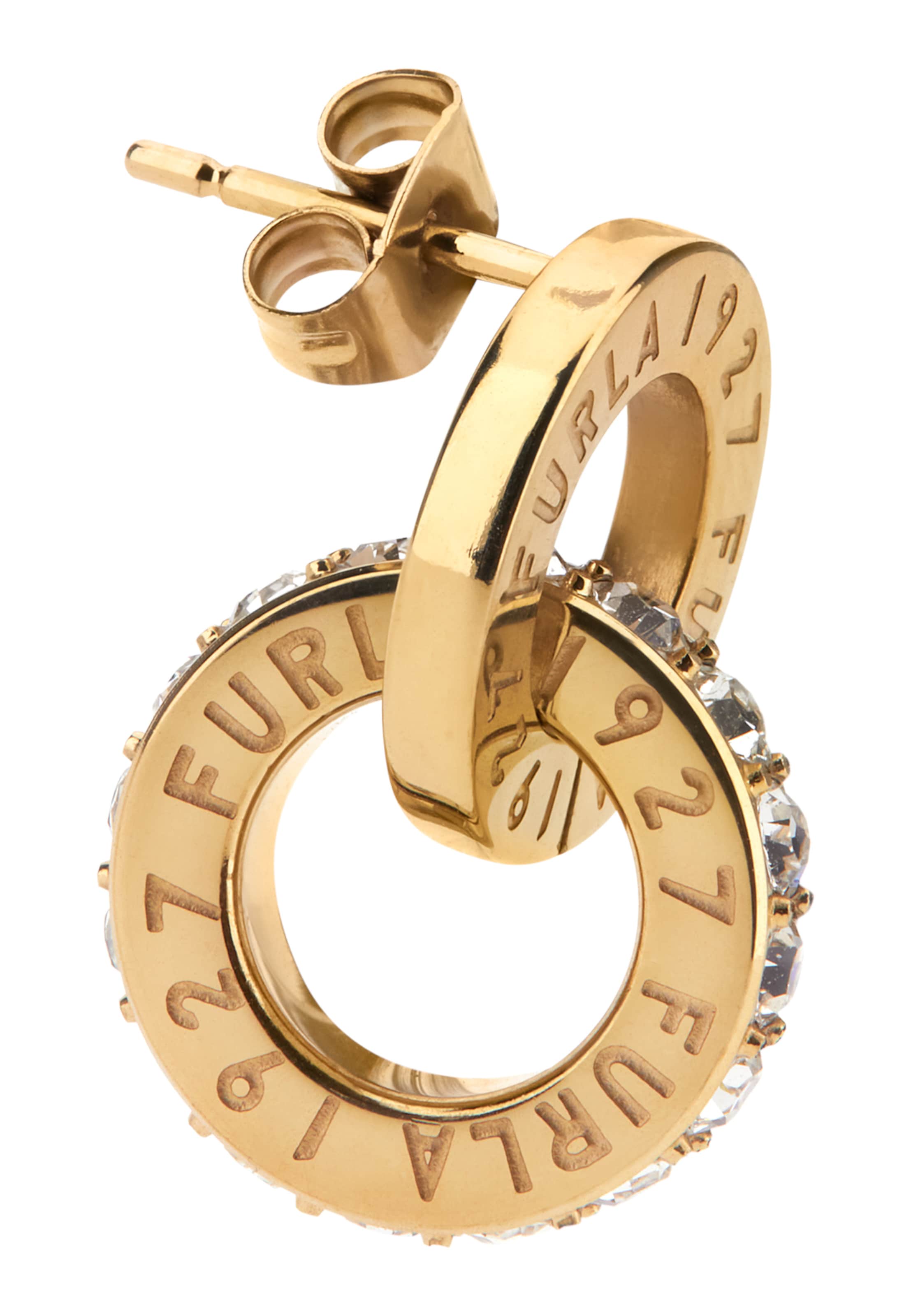 Furla Jewellery Ohrringe 'FURLA 1927' in Gold