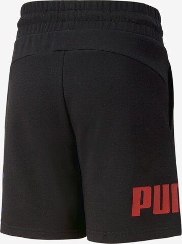 PUMA - regular Pantalón en negro