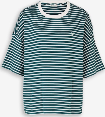 TOM TAILOR Oversized bluse i grøn: forside