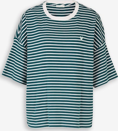 TOM TAILOR Paita värissä petrooli / valkoinen, Tuotenäkymä