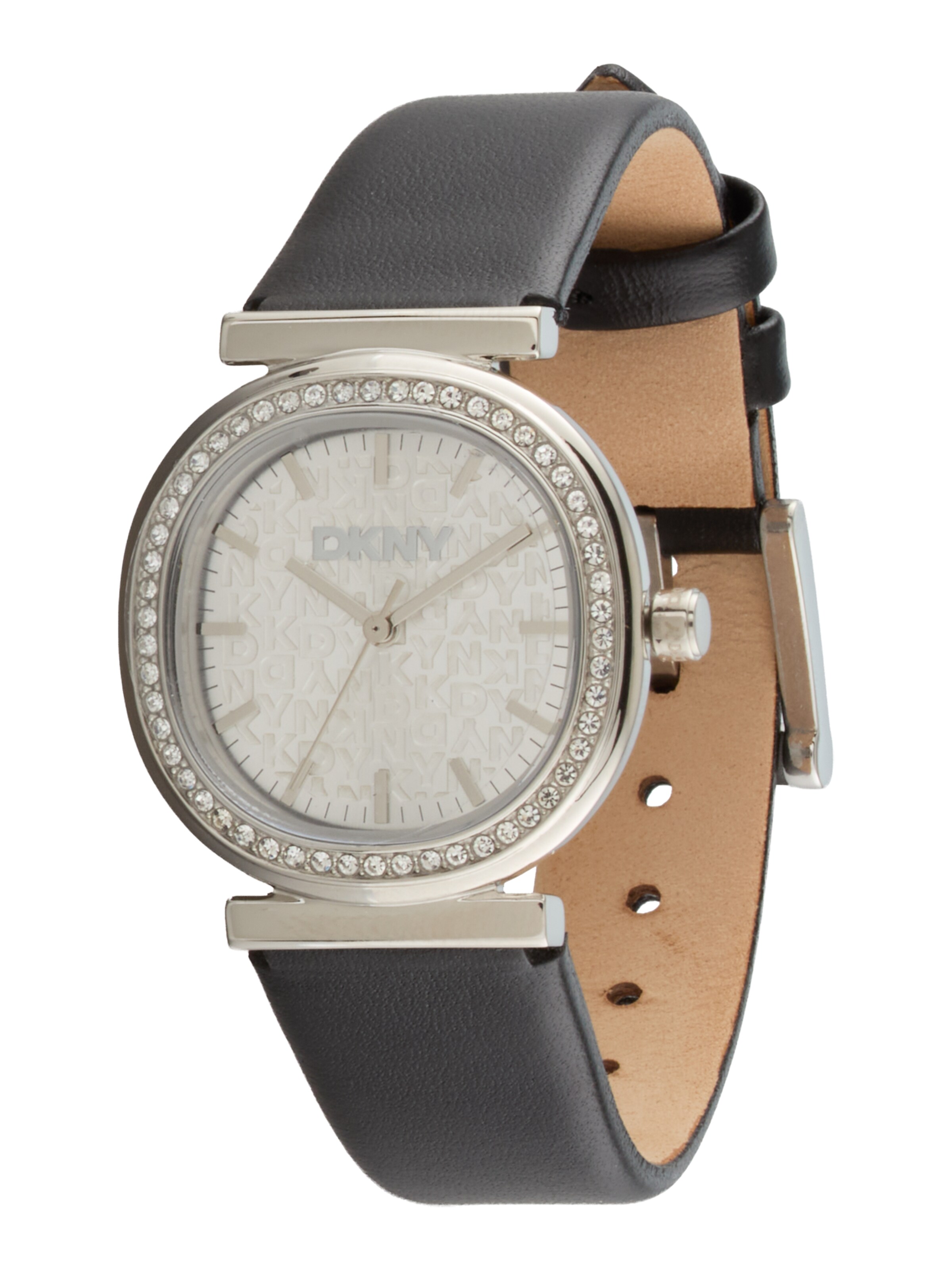 DKNY Analogna ura 'Evening' | črna / srebrna barva, Prikaz izdelka