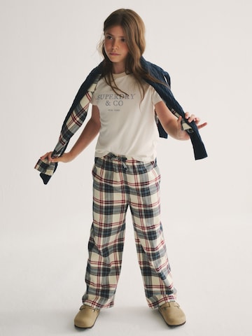 Superdry - Pijama en blanco: frente