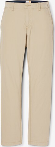 Coupe slim Pantalon chino TIMBERLAND en beige : devant