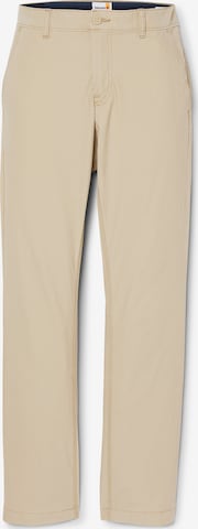 TIMBERLAND Úzky strih Chino nohavice - Béžová: predná strana