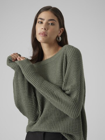 VERO MODA Pullover i grøn