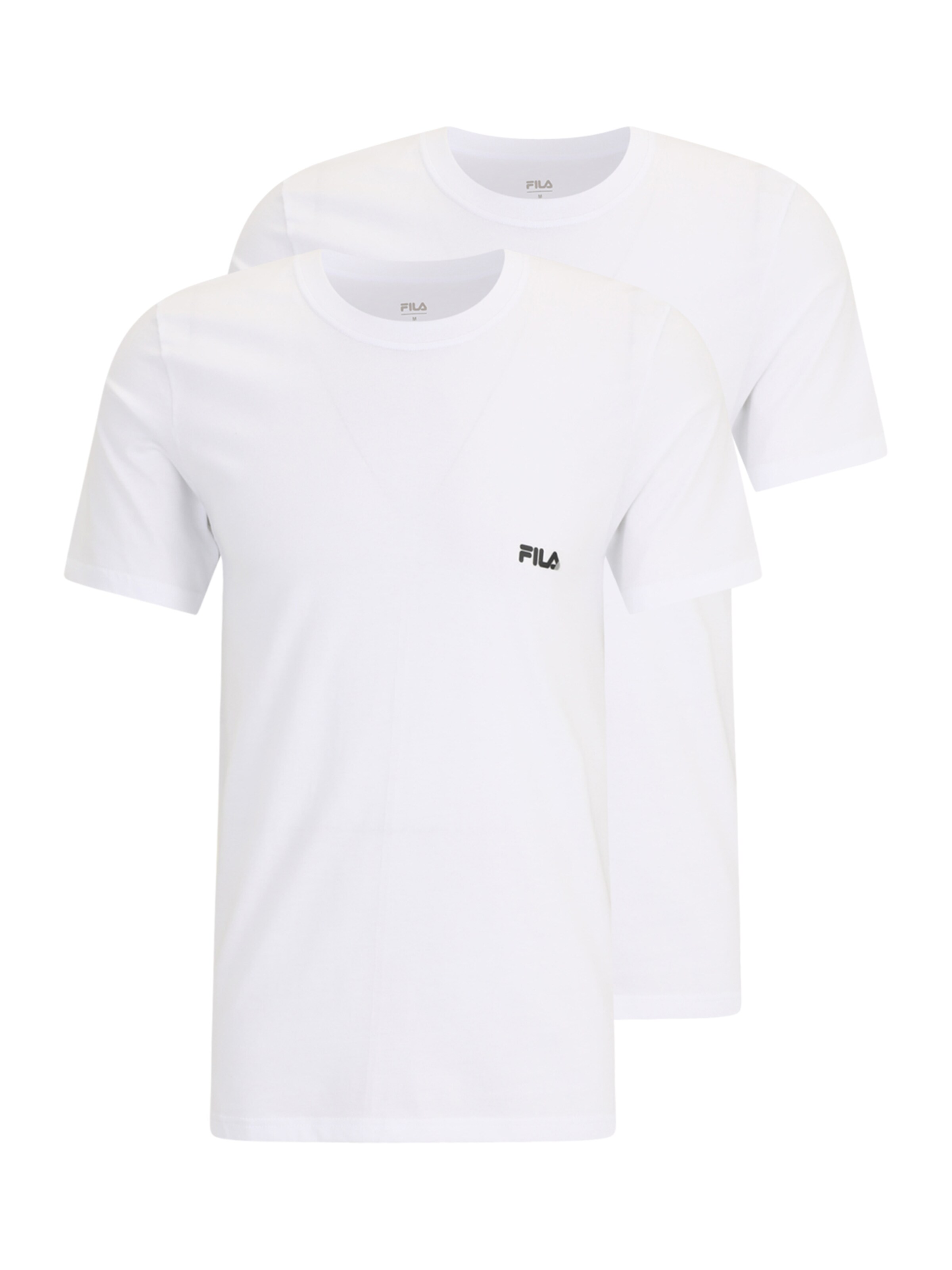 FILA Нательная майка в Белый: спереди