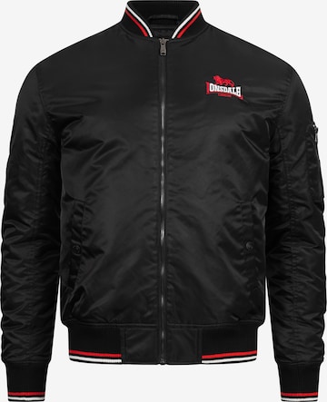 LONSDALE Välikausitakki 'Carey' värissä musta: etupuoli