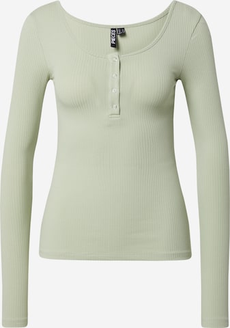 PIECES Shirt 'Kitte' in Groen: voorkant