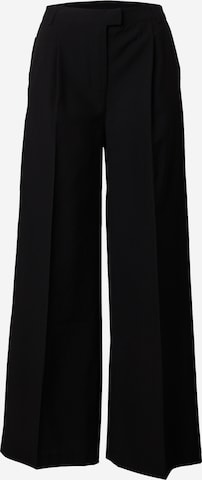 Wide leg Pantaloni con piega frontale di BRAVE SOUL in nero: frontale