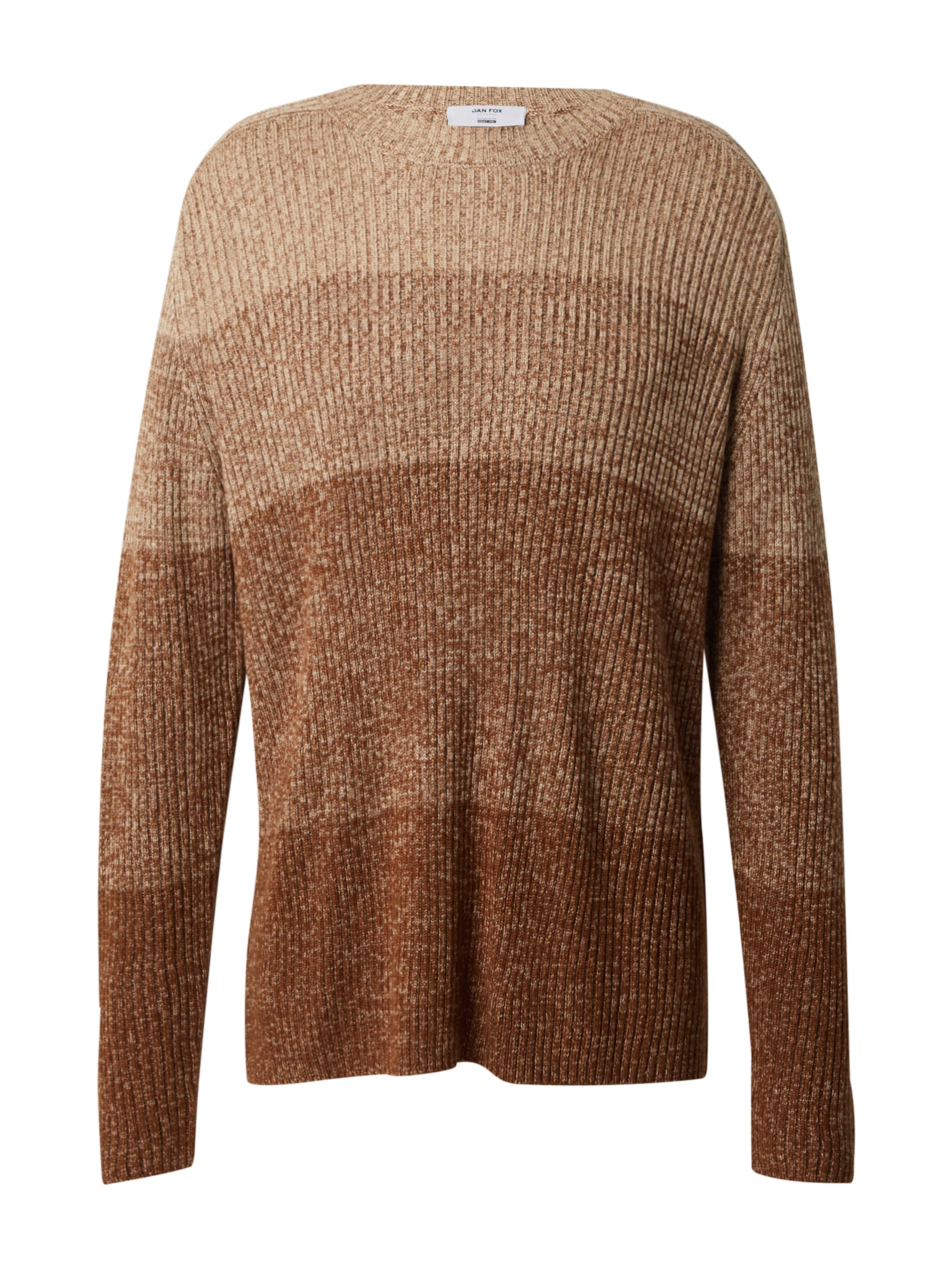 DAN FOX APPAREL Πουλόβερ 'Elia' σε καφέ: μπροστά