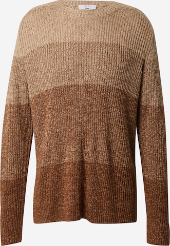 DAN FOX APPAREL Pullover 'Elia' in Braun: predná strana