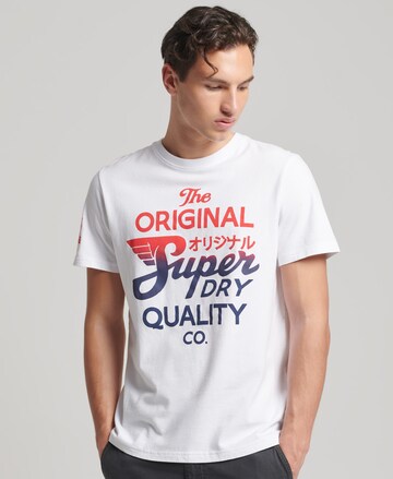 Superdry T-Shirt in Weiß: predná strana