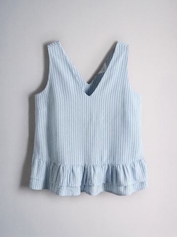 The Set Blouse in Blue