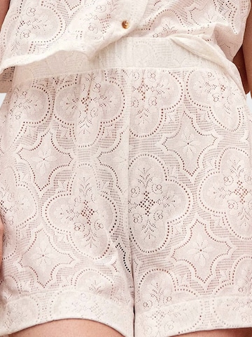 Pantalon de pyjama Gisela en blanc