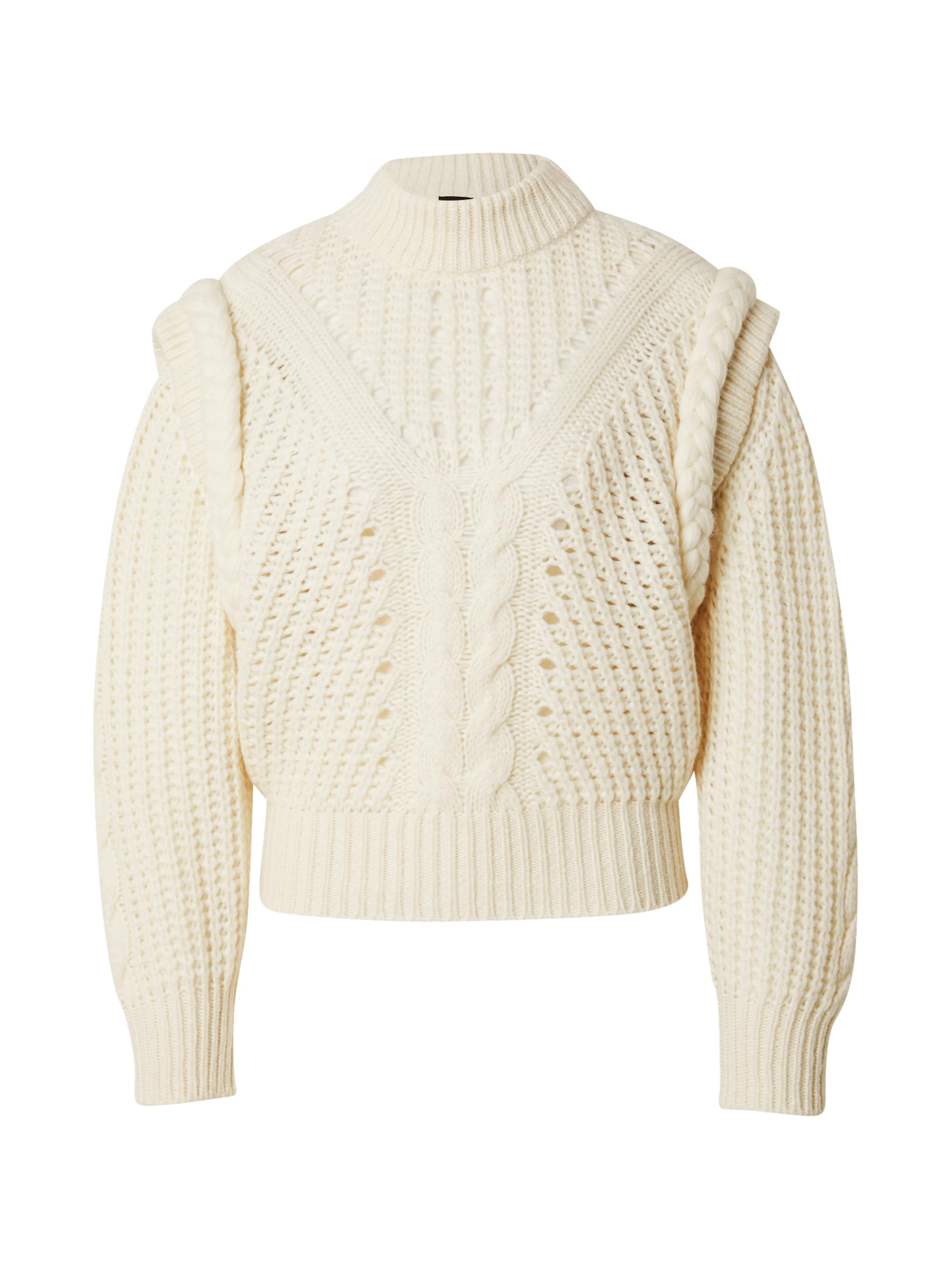 BOSS Sweater 'C_Fasta' in Beige: front
