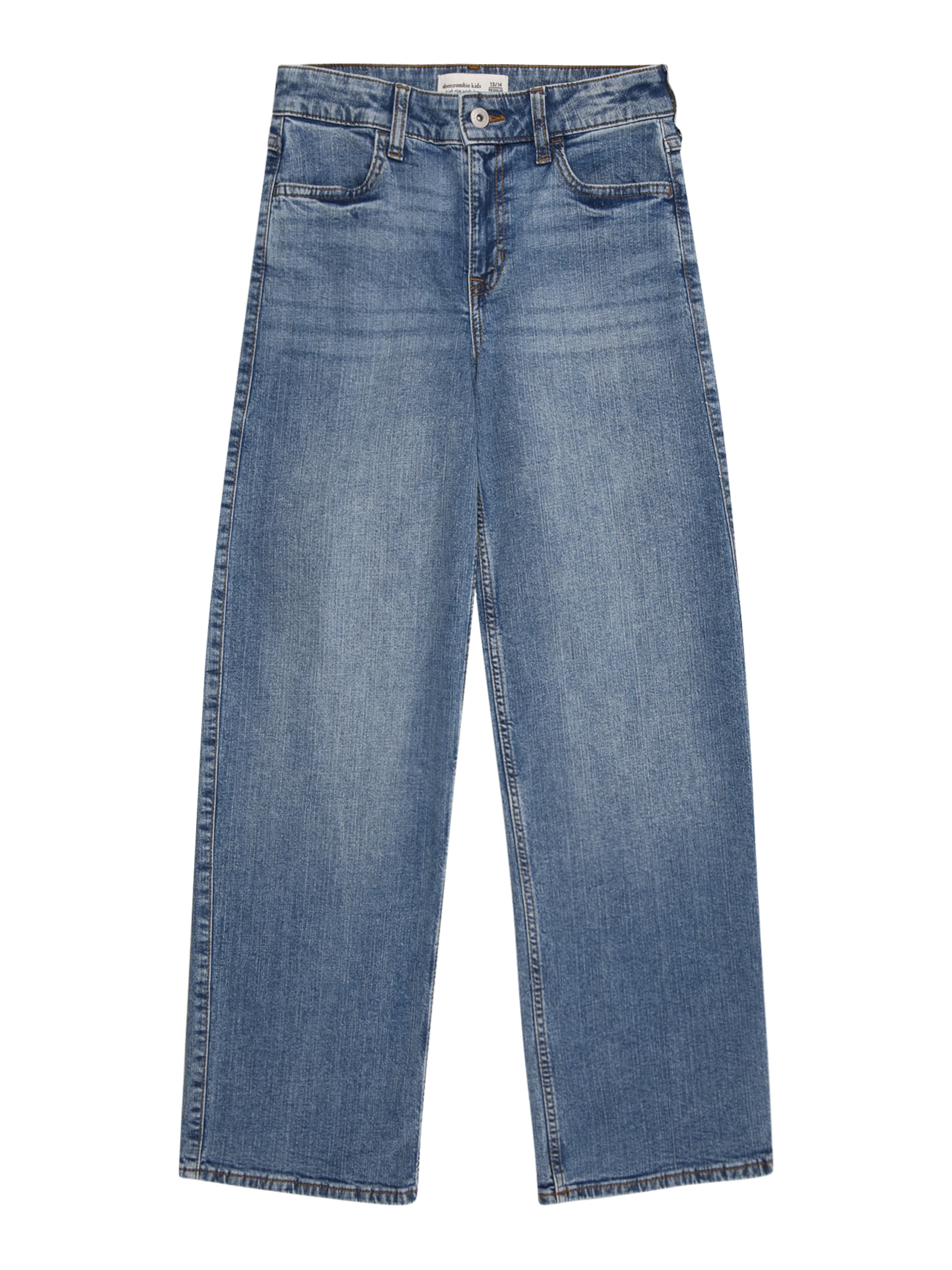 Abercrombie & Fitch - Pierna ancha Vaquero en azul: frente
