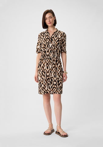 Robe-chemise COMMA en noir : devant