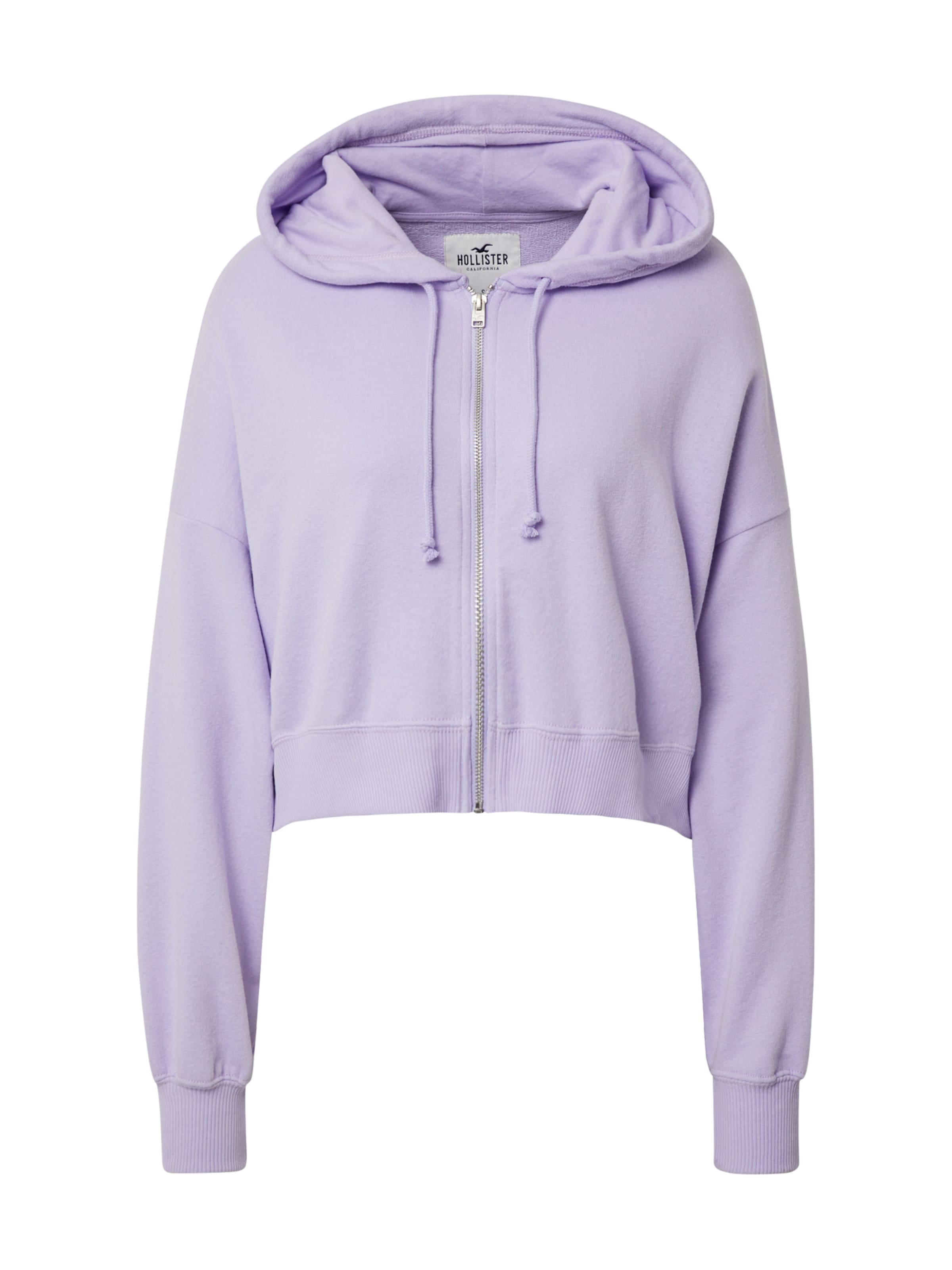 HOLLISTER Sudadera con cremallera en lila claro ABOUT YOU