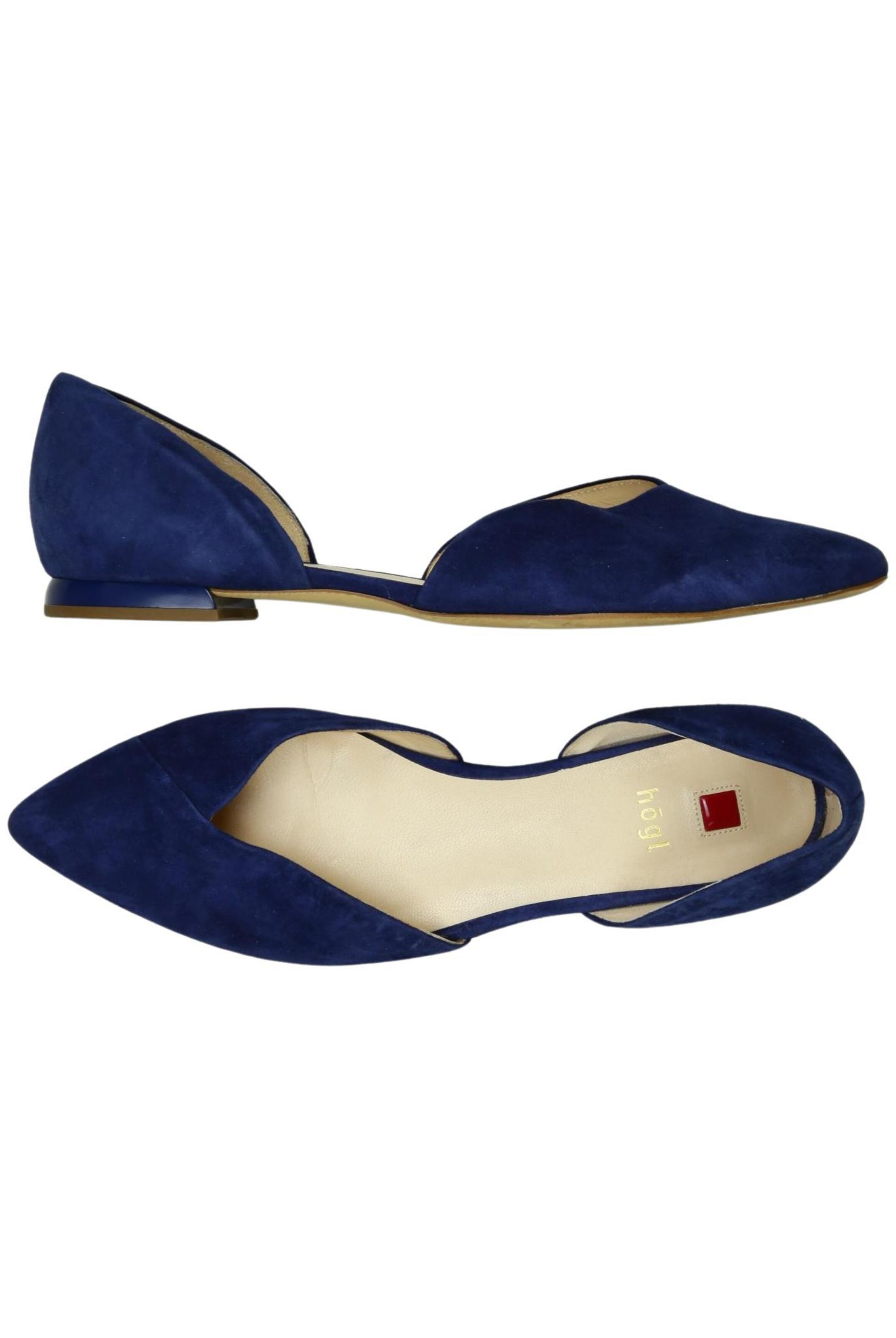 Högl Flats & Loafers in 38 in Blue: front