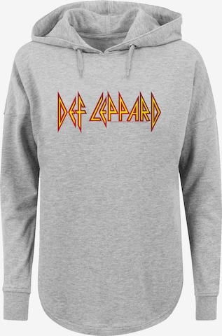 F4NT4STIC Sweatshirt 'Def Leppard' in Grau: Vorderseite