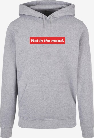 Merchcode Sweatshirt 'NITM - Sup Mood' in Grey: front
