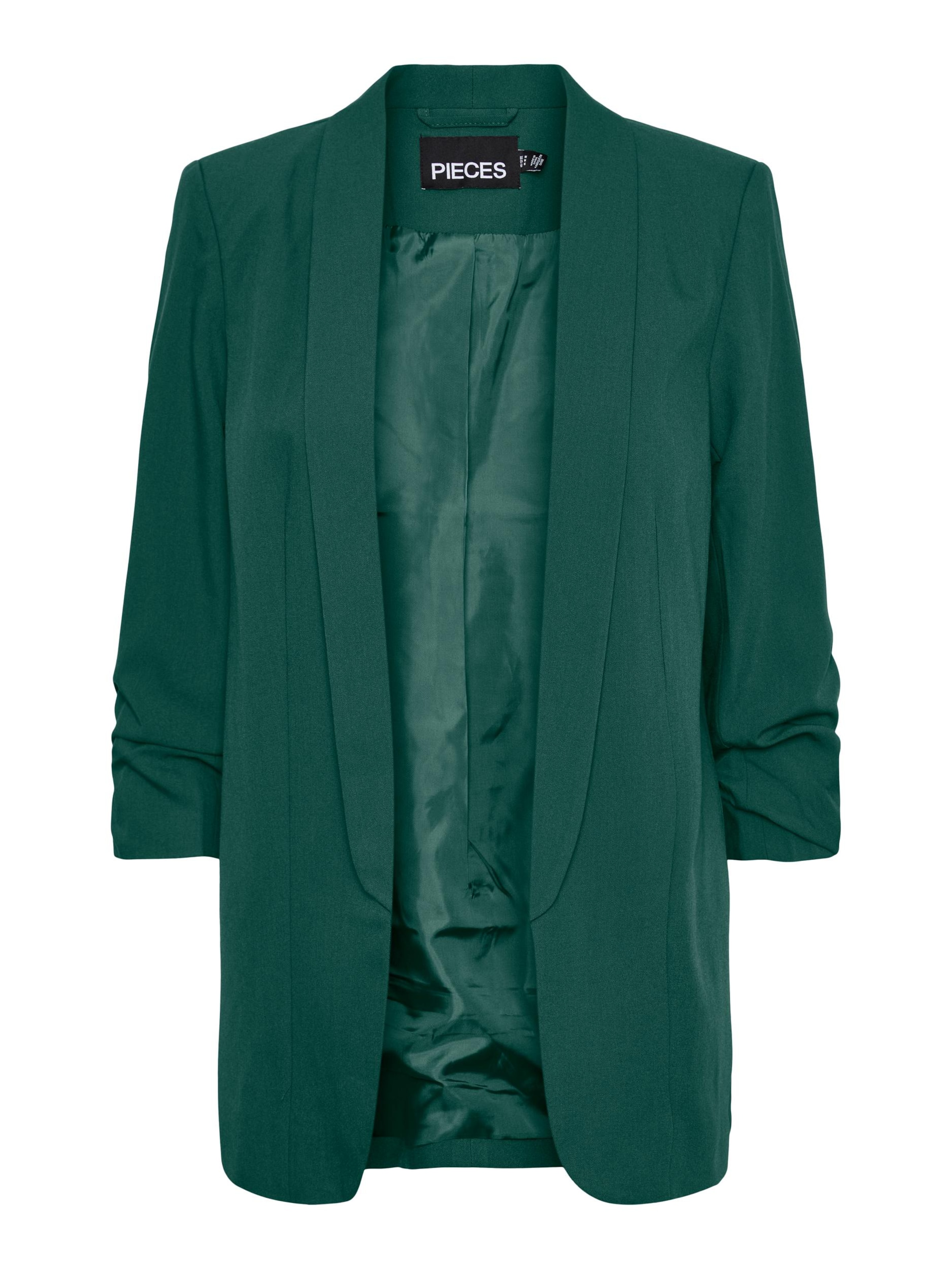 PIECES Blazers 'PCBosella' in Groen: voorkant