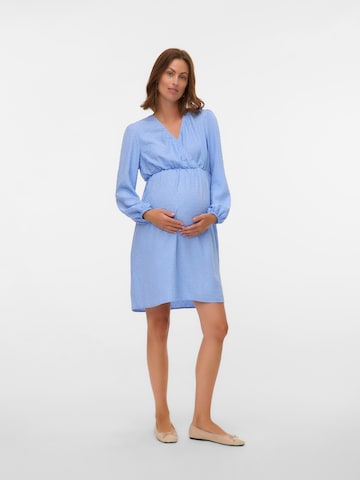 Robe 'MLLifina' MAMALICIOUS en bleu : devant