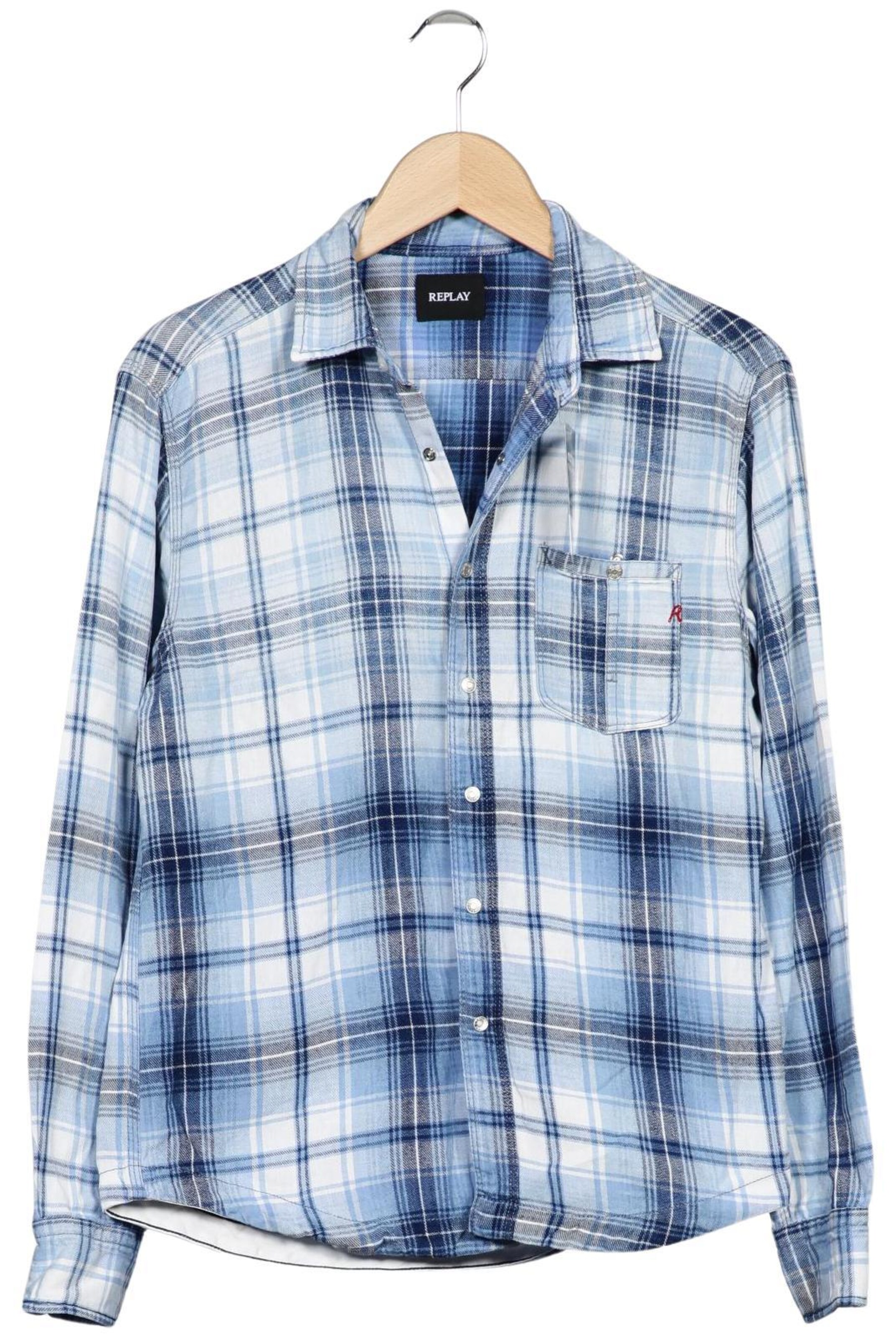REPLAY Button Up Shirt in S in Mixed colors: front