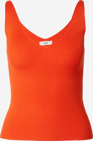 JDY Knitted Top 'JDYNANNA' in Red: front