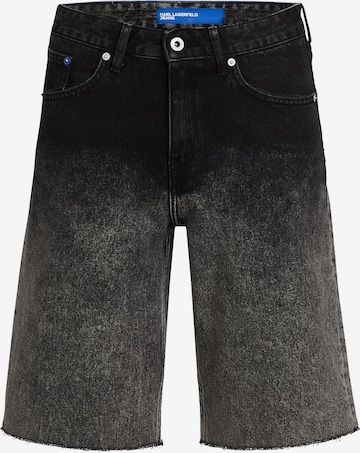 KARL LAGERFELD JEANSregular Traperice - crna boja: prednji dio