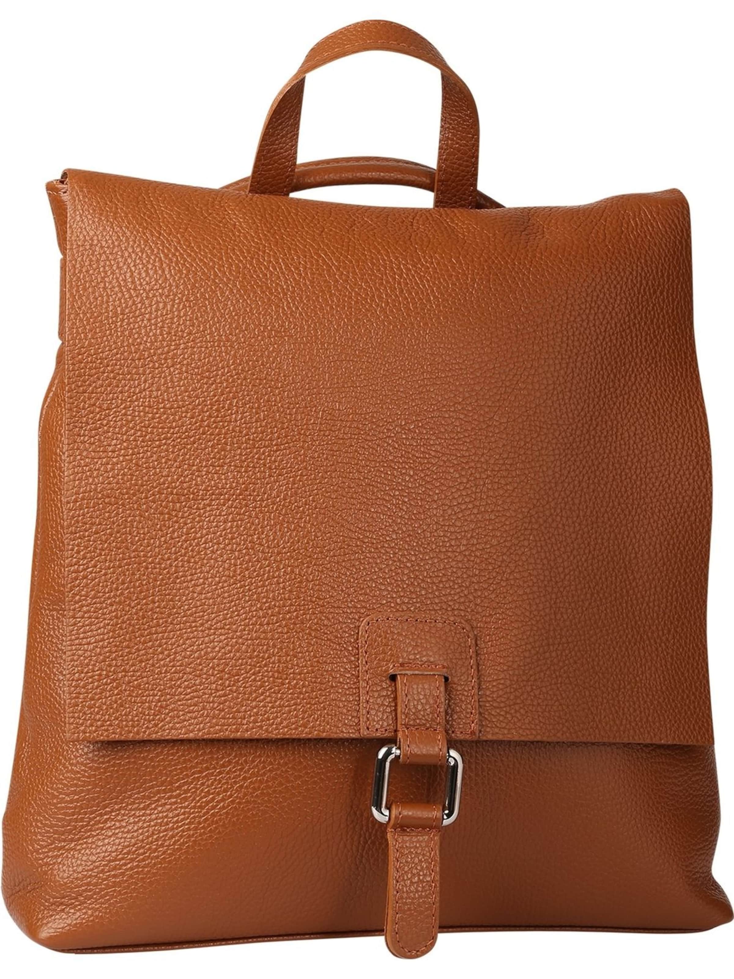 Sac à dos Toscanto en marron : devant