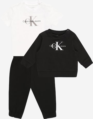 Calvin Klein Jeans Set in Zwart: voorkant