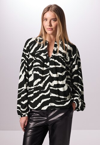 Street One Studio Bluse in Schwarz: Vorderseite