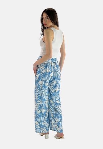 Elara Wide Leg Bukser i blå