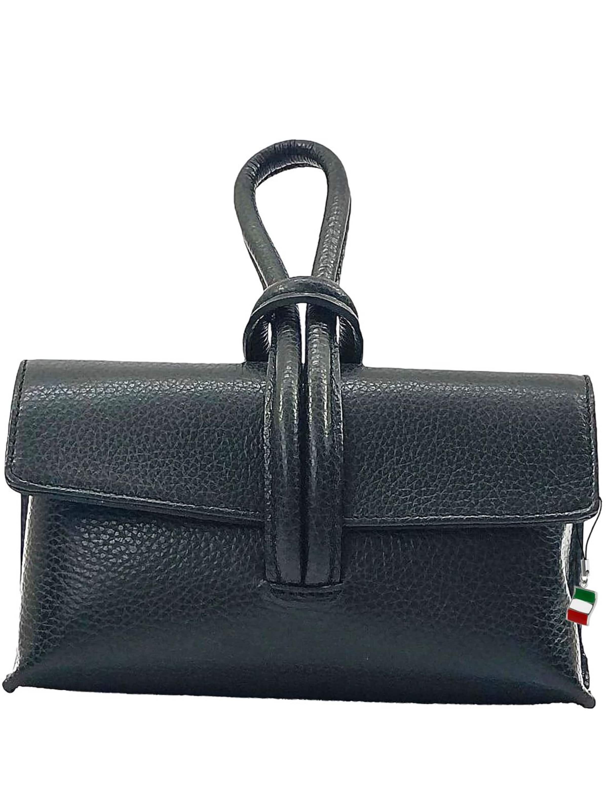 Florence Clutch‌‌‌‌‌‌‌ in Schwarz: Vorderseite