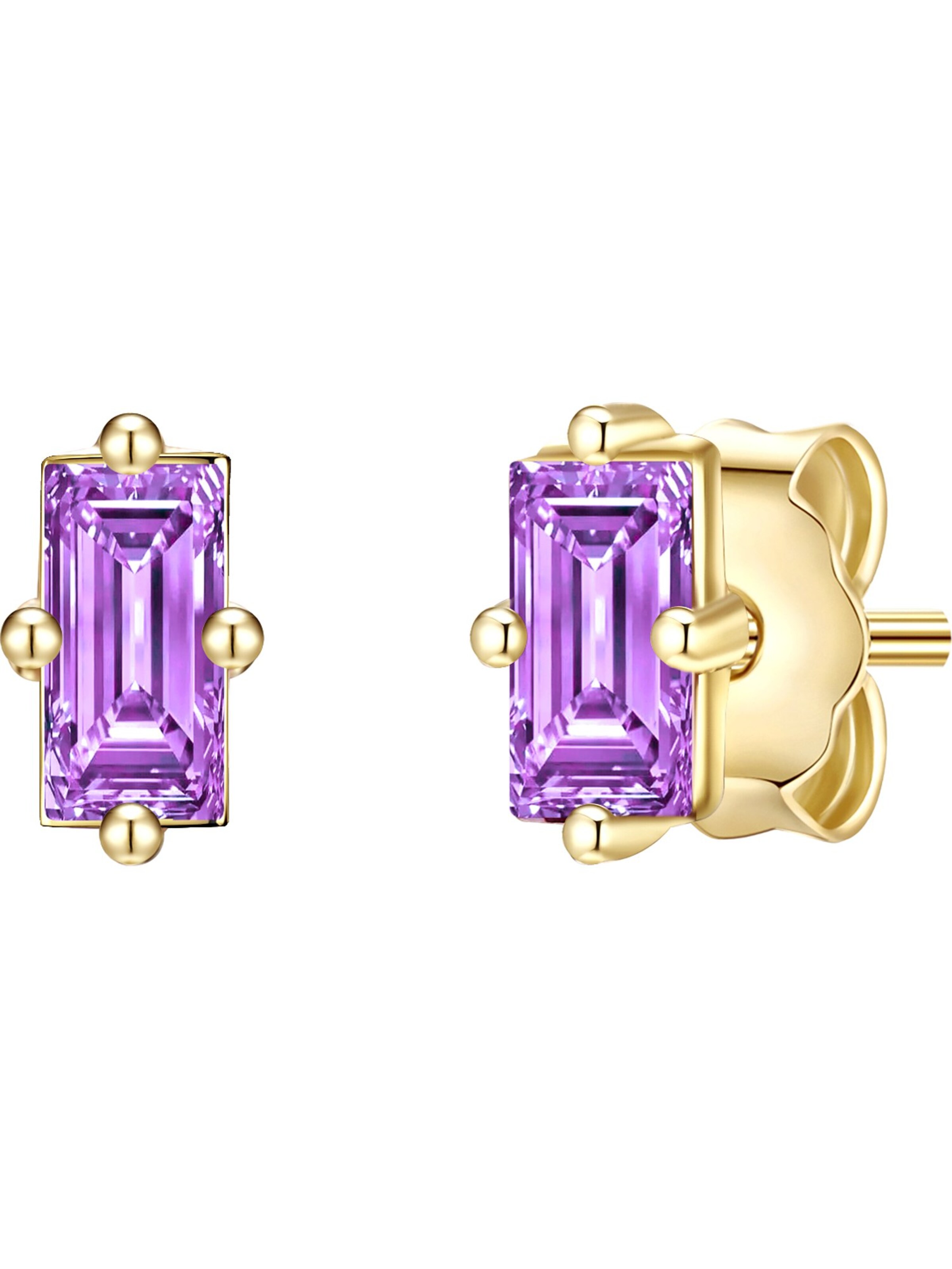 Boucles d'oreilles Glanzstücke München en or : devant