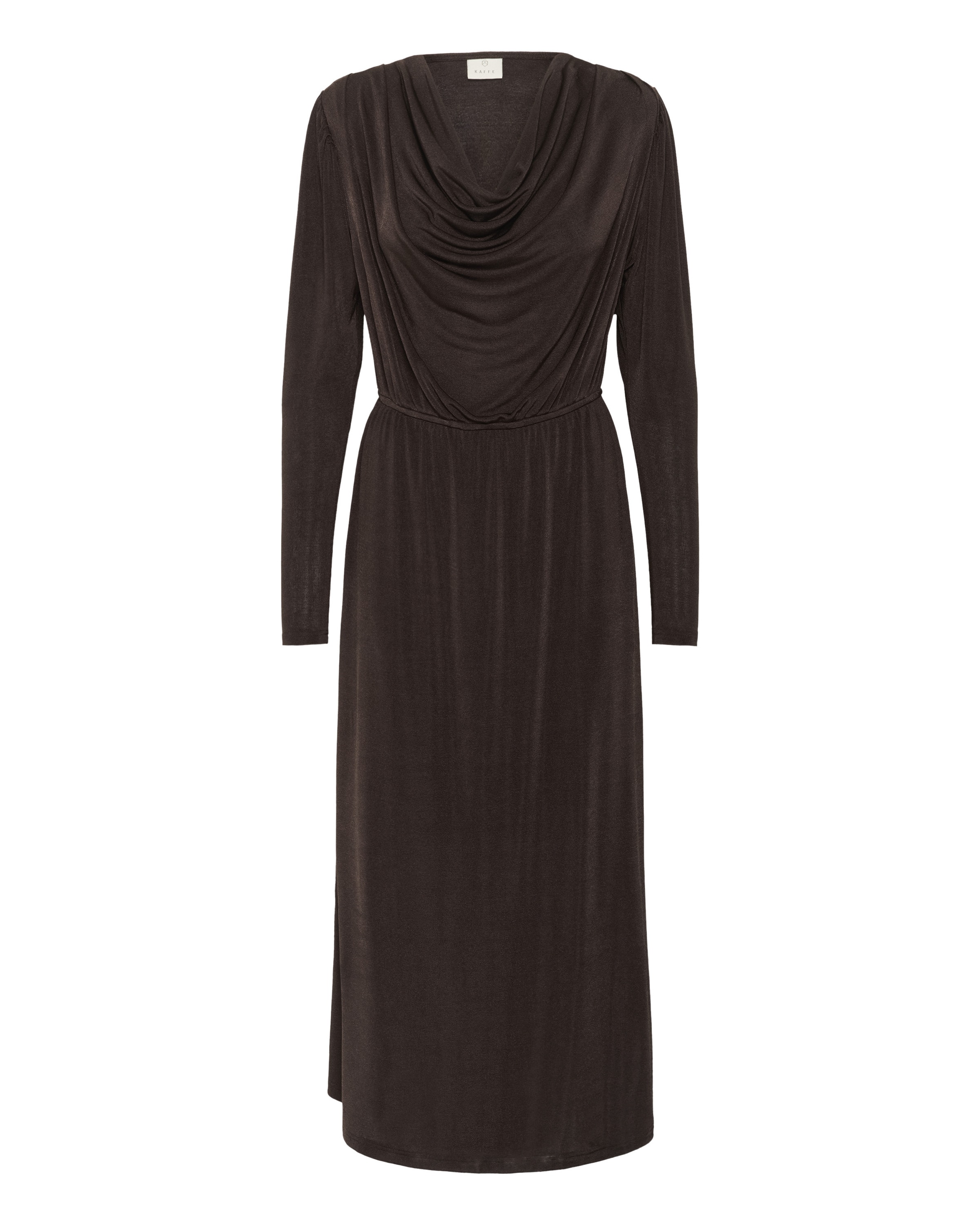 brūns Kaffe Kleita 'Gina': no priekšpuses