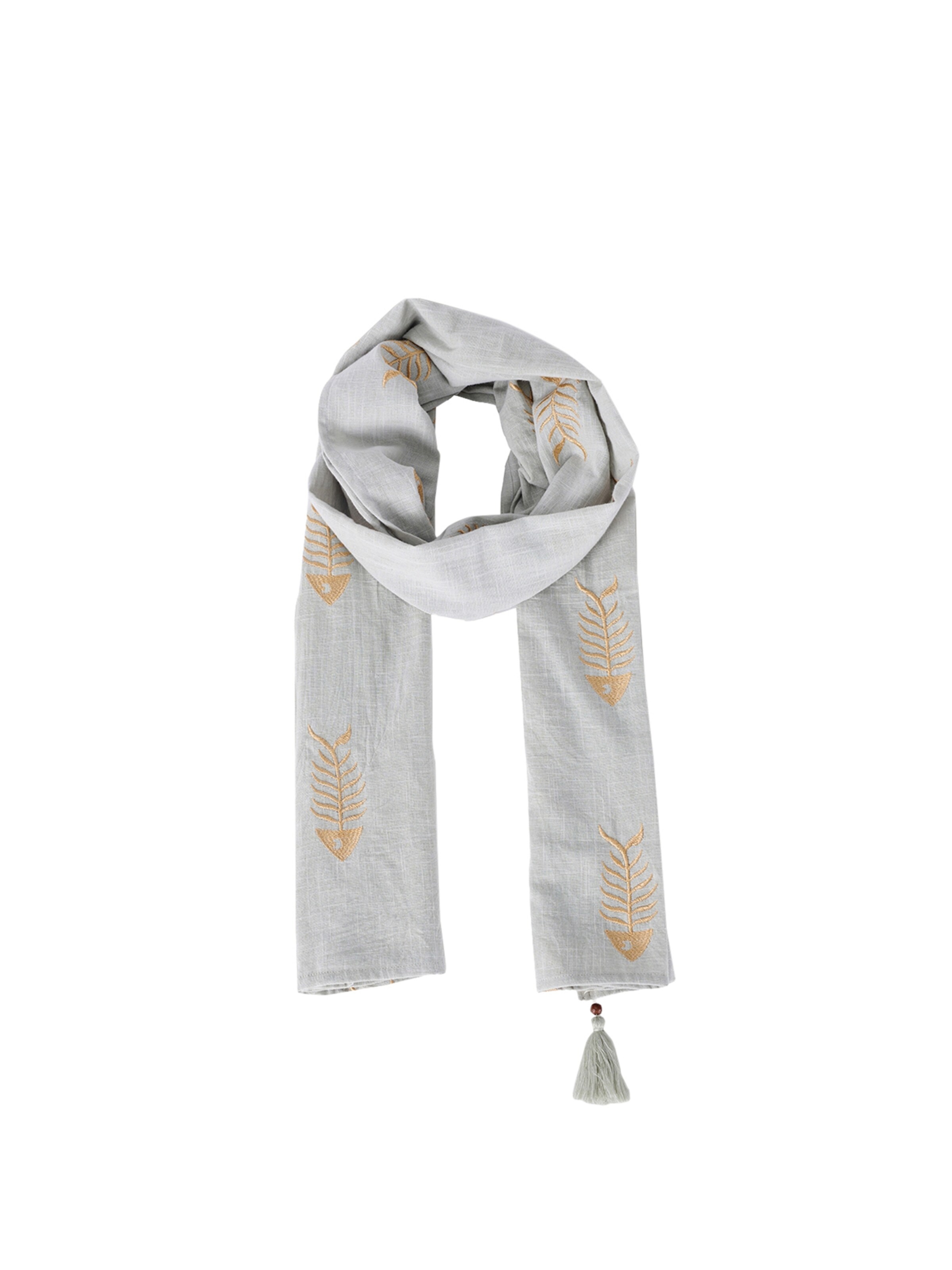 Sciarpa 'Sirena' di Camomilla Italia in grigio: frontale