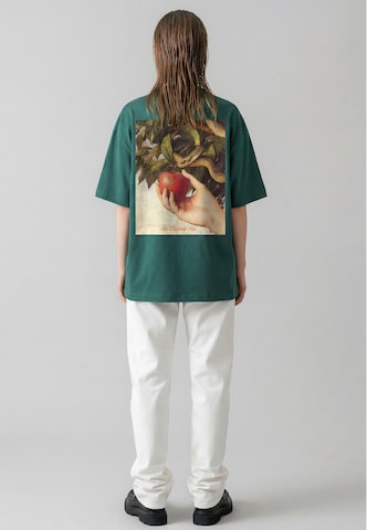 Vertere Berlin Shirt 'The Original Sin' in Green: back