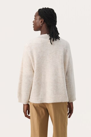 Part Two Gebreid vest 'Rastina' in Beige