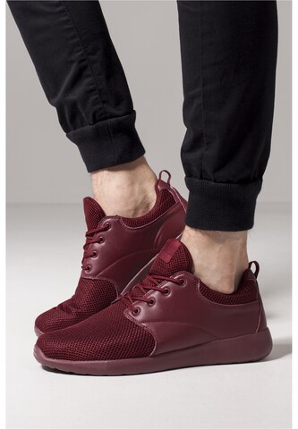 Urban Classics Sneakers laag 'Light Runner' in Rood: voorkant