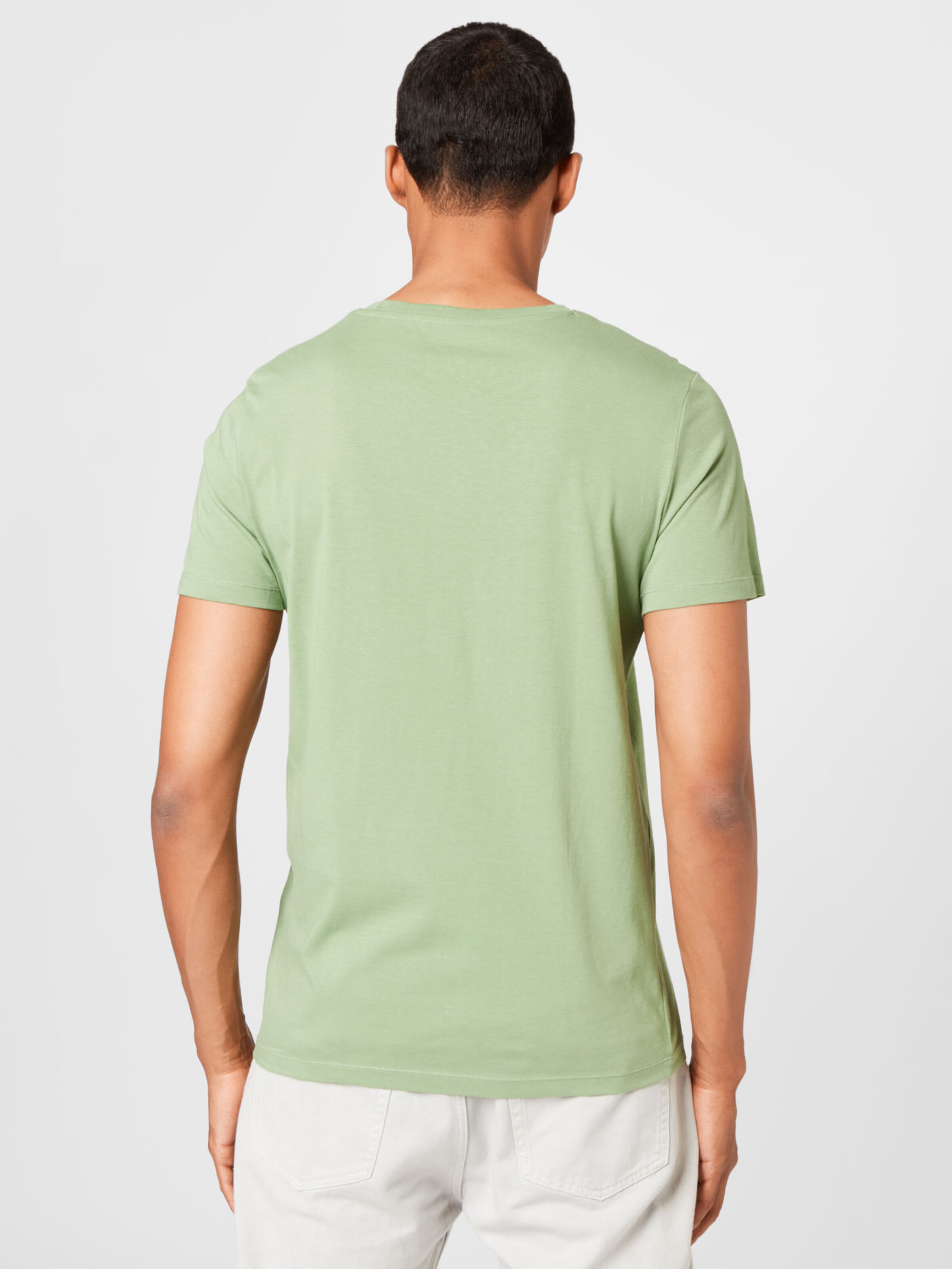Männer Shirts JACK & JONES T-Shirt in Mint - FZ22681